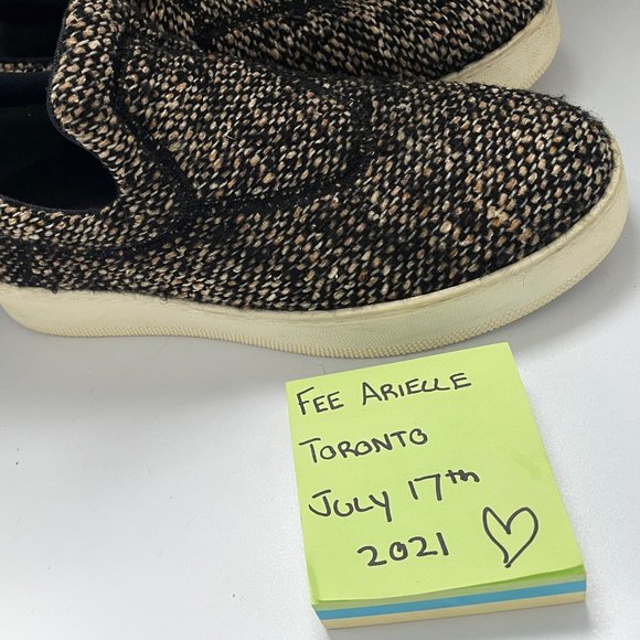 CELINE Skake Sneakers Tweed Platform Slip Ons38 - Picture 11 of 14